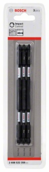 Упаковка длинных бит 150 мм PH2 для шуруповерта Impact Control, 3 шт. Bosch 2608522358 (2.608.522.358)